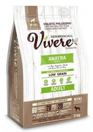 Vivere kaczka adult małe rasy 3 kg