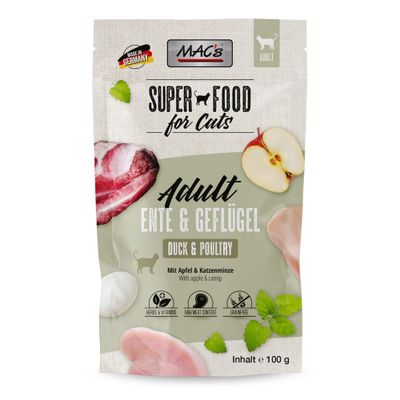 MAC's Superfood Sensitive drób, kaczka 100 g × 12
