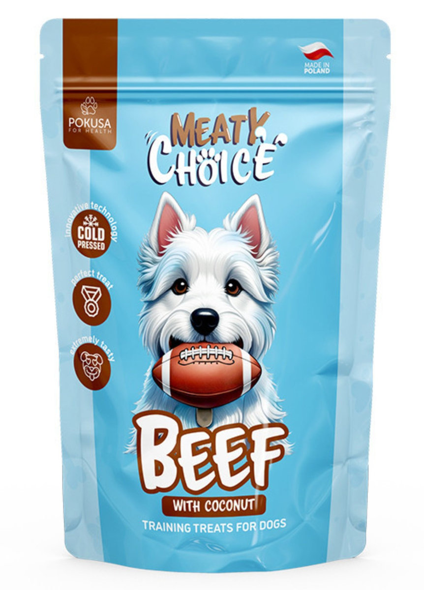 Pokusa Meaty Choice wołowina z kokosem 200 g