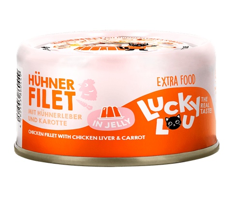Lucky Lou Extrafood kurczak, wątróbka w galaretce 70 g