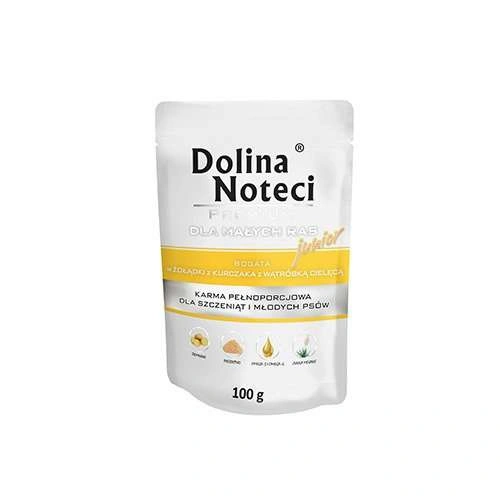 Dolina Noteci Junior kurczak, wątróbka junior 100 g