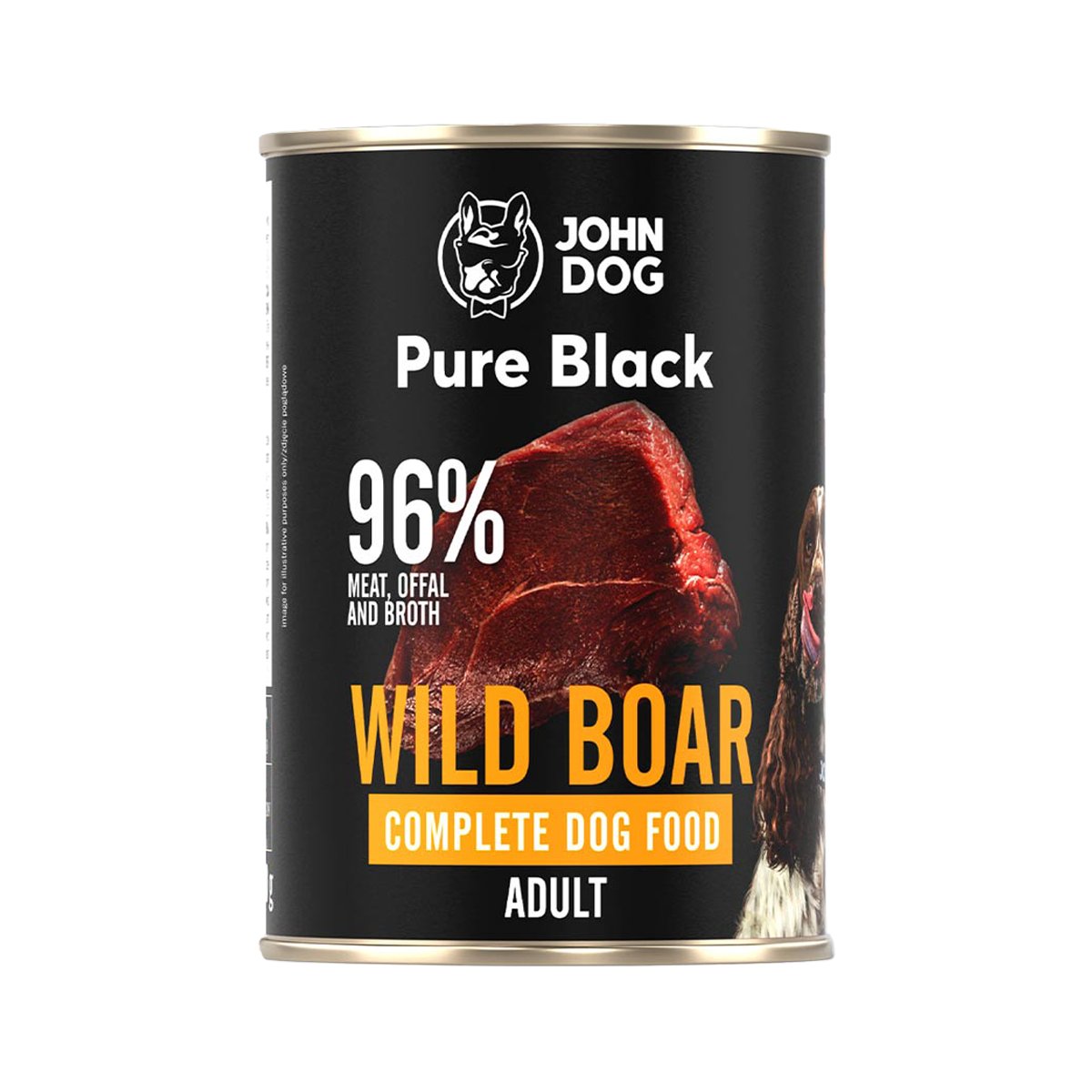 John Dog Pure Black dziczyzna adult 400 g