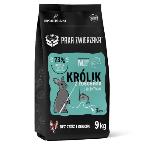 Paka Zwierzaka Seventh Heaven królik, łosoś średnie rasy 9 kg