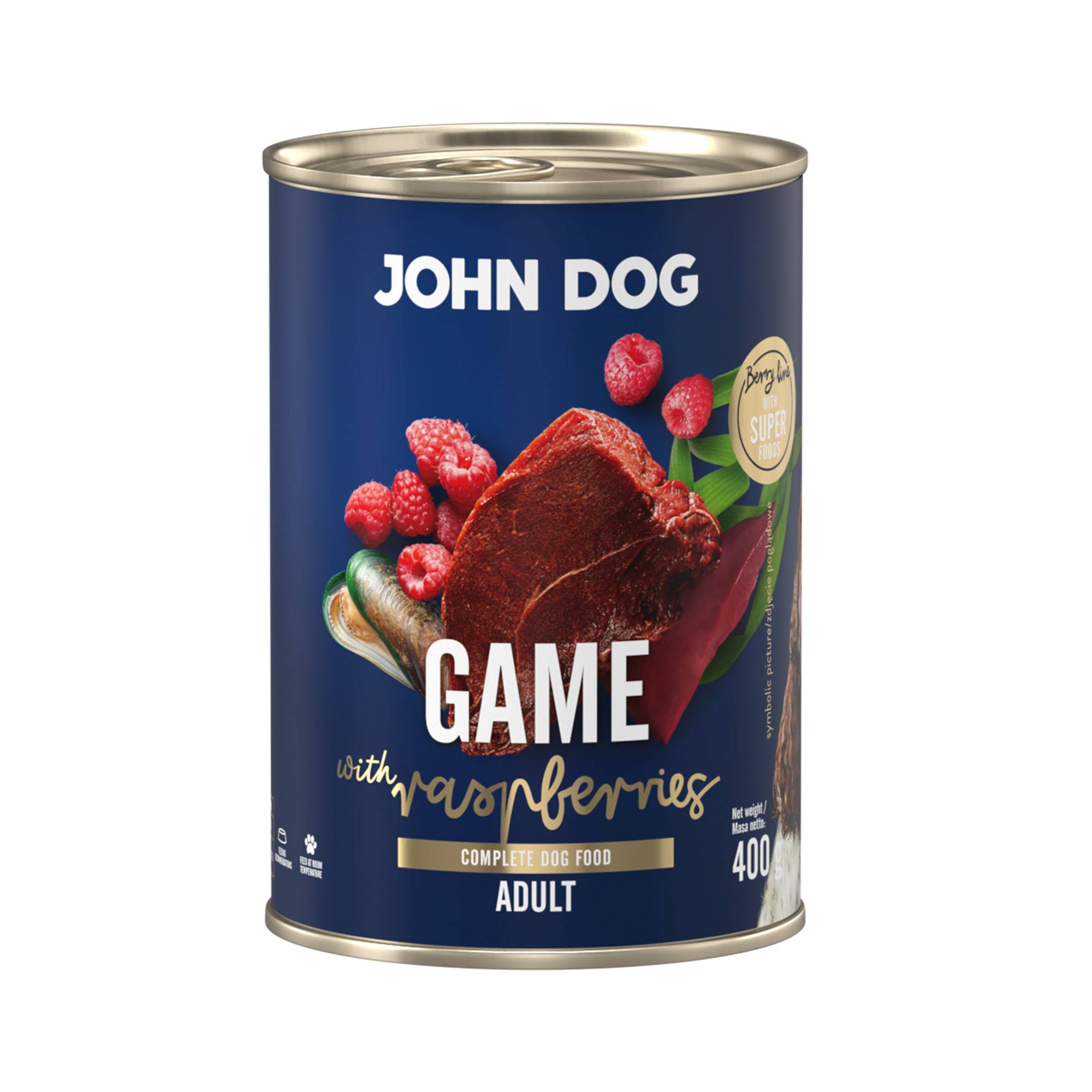 John Dog Berry Line dziczyzna adult 800 g