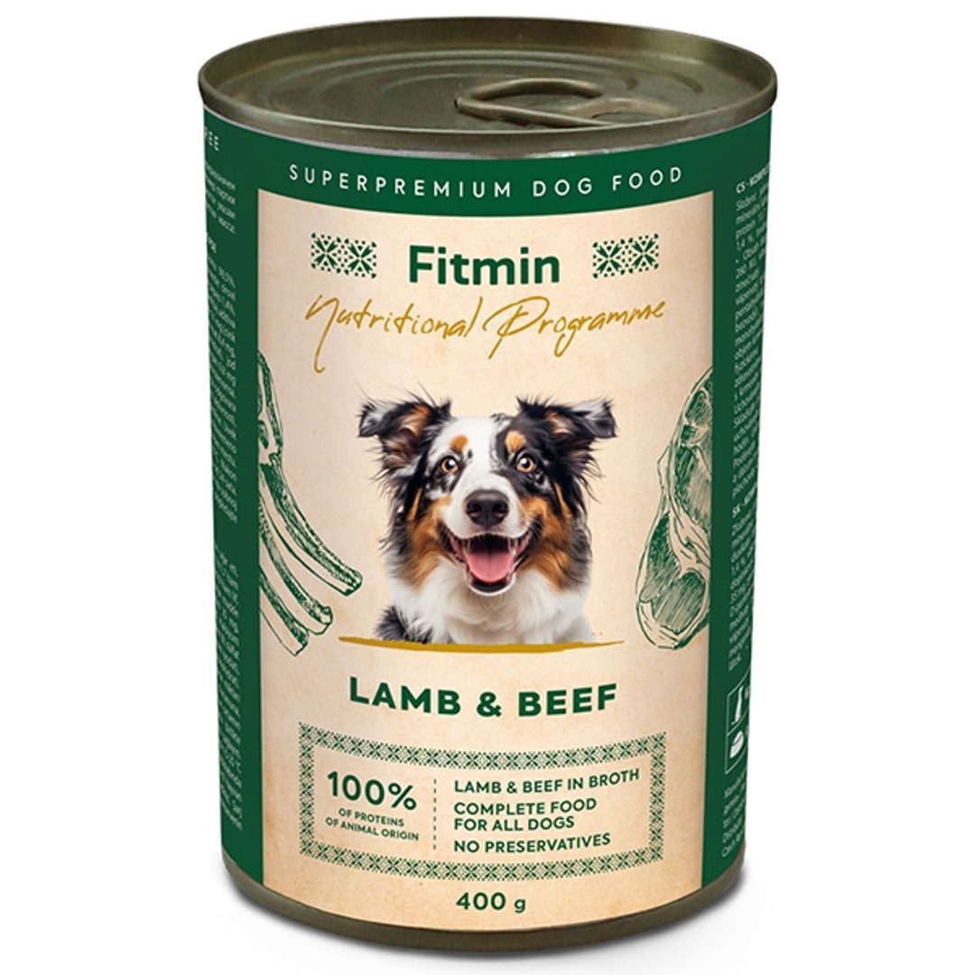 Fitmin Program jagnięcina, wołowina 400 g