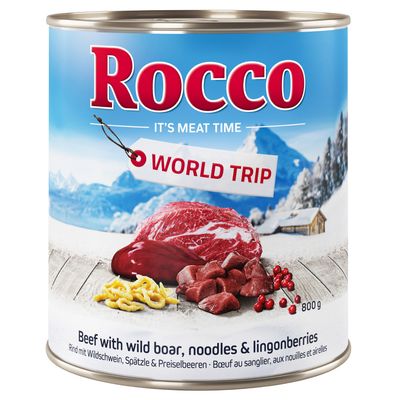 Rocco World Trip dziczyzna adult 800 g × 6