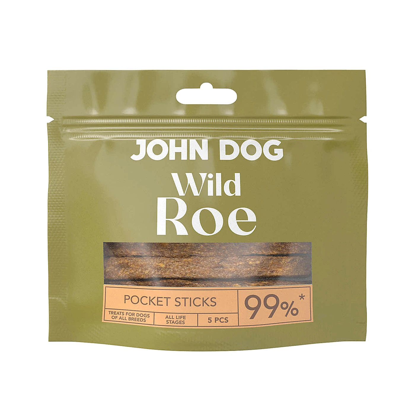 John Dog Wild Pocket Sticks sarna 16 g × 5