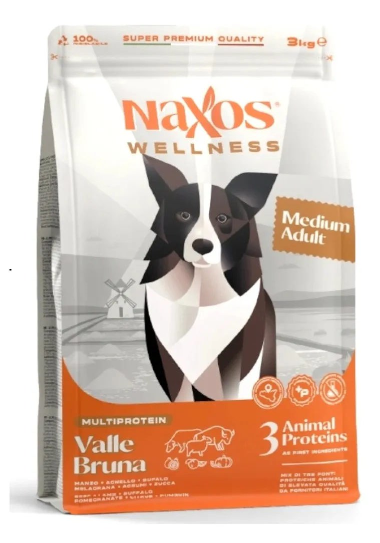 Naxos jagnięcina, wołowina adult średnie rasy 12 kg