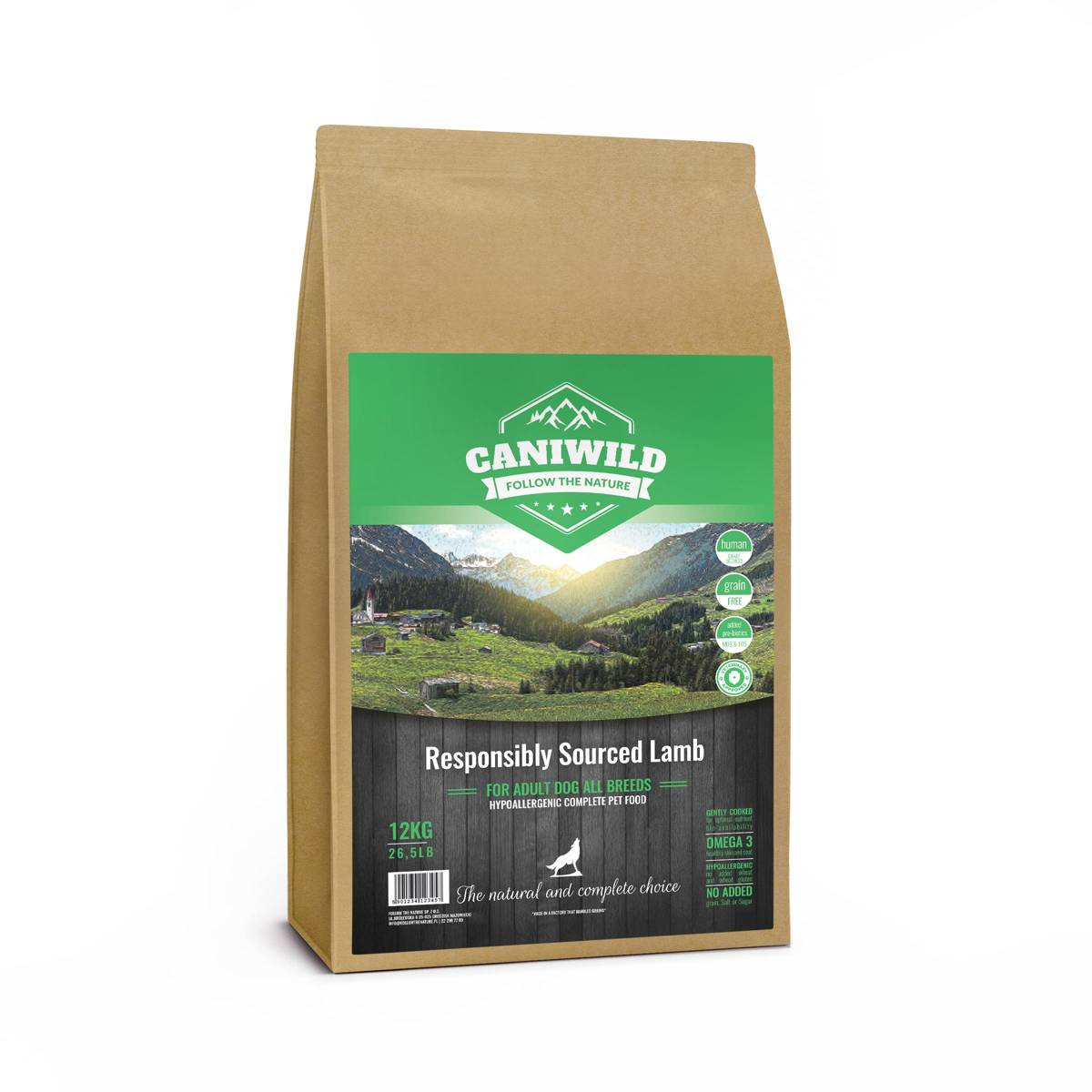 Caniwild Responsibly Sourced jagnięcina adult 12 kg