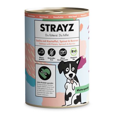 STRAYZ łosoś adult 400 g × 6