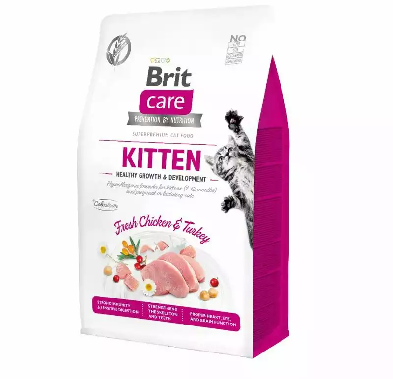 Brit Care indyk, kurczak kitten 400 g