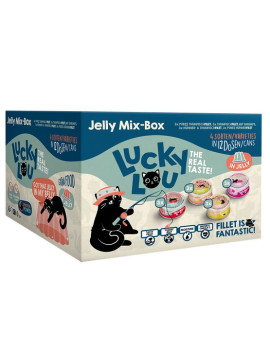 Lucky Lou Extrafood mix smaków w galaretce 70 g × 12