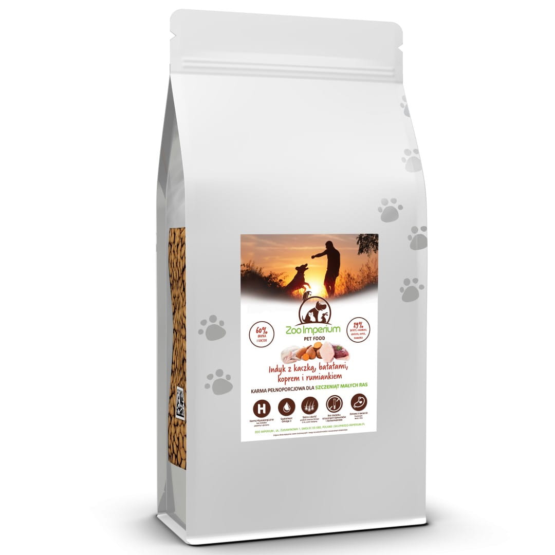Zoo-Imperium indyk, kaczka junior małe rasy 2 kg