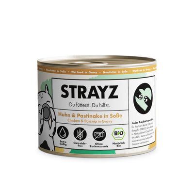 STRAYZ kurczak z pasternakiem w sosie 200 g × 6