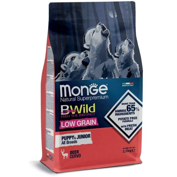 Monge Bwild jeleń puppy 12 kg