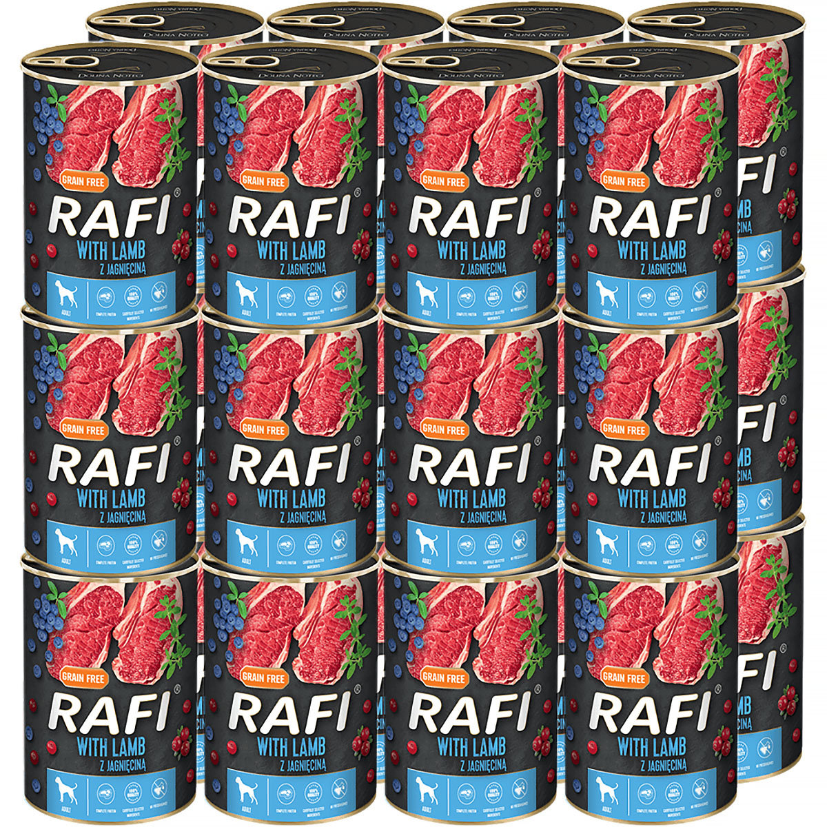 Rafi jagnięcina adult 400 g × 24