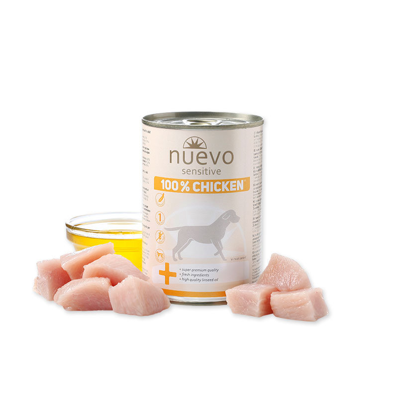 Nuevo Sensitive kurczak 400 g × 24