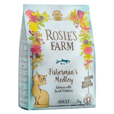 Rosie's Farm łosoś z batatem adult 2 kg × 5