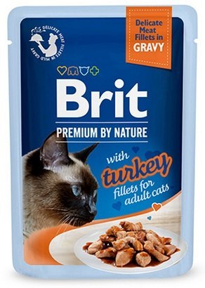 Brit Premium Cat Fillets indyk 85 g