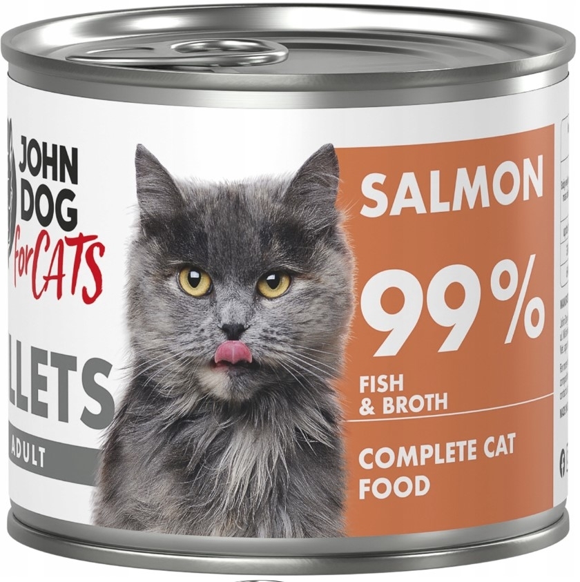 John Dog For Cats łosoś kawałki adult 140 g
