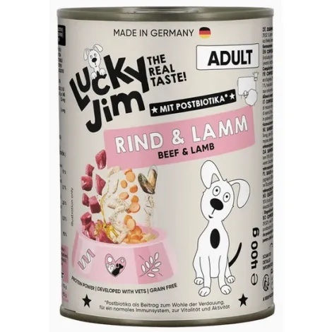 Lucky Jim Classic jagnięcina, wołowina adult 400 g