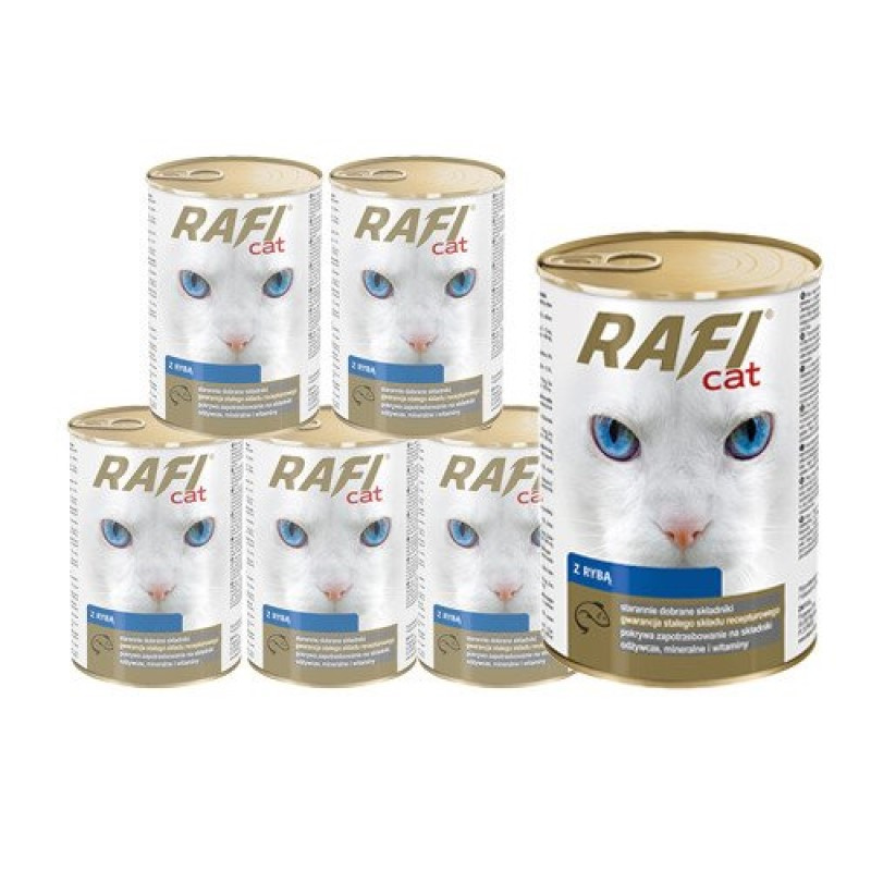 Rafi cat ryby kawałki adult 415 g × 24