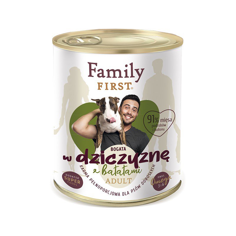 Family First dziczyzna adult 800 g