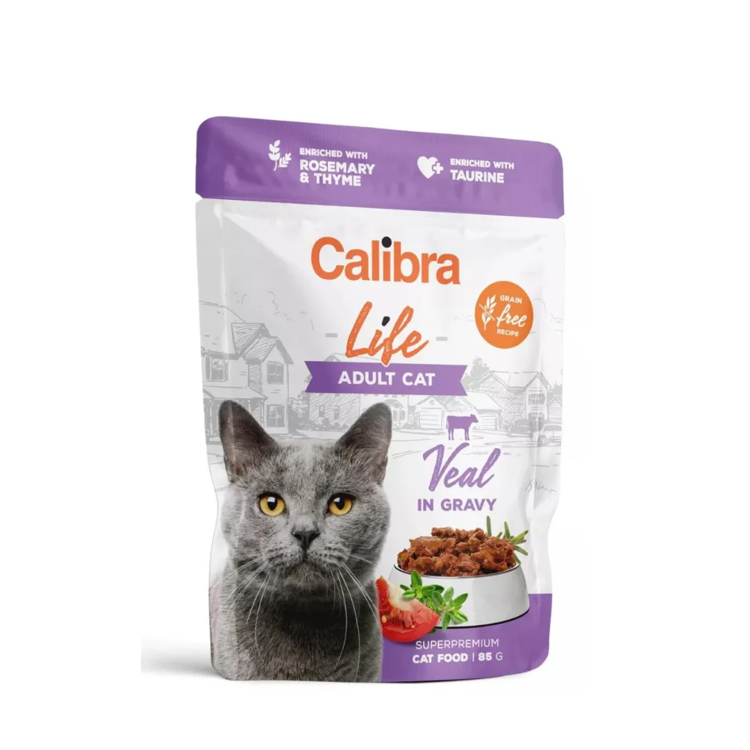 Calibra Life cielęcina w sosie adult 85 g