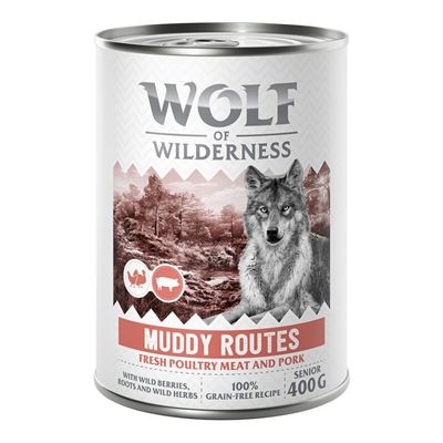 Wolf of Wilderness Expedition drób, wieprzowina senior 400 g × 6