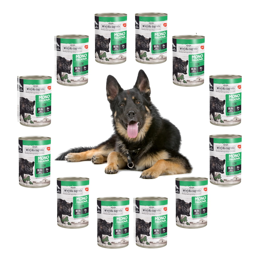 Wiejska Zagroda dzik 400 g × 12