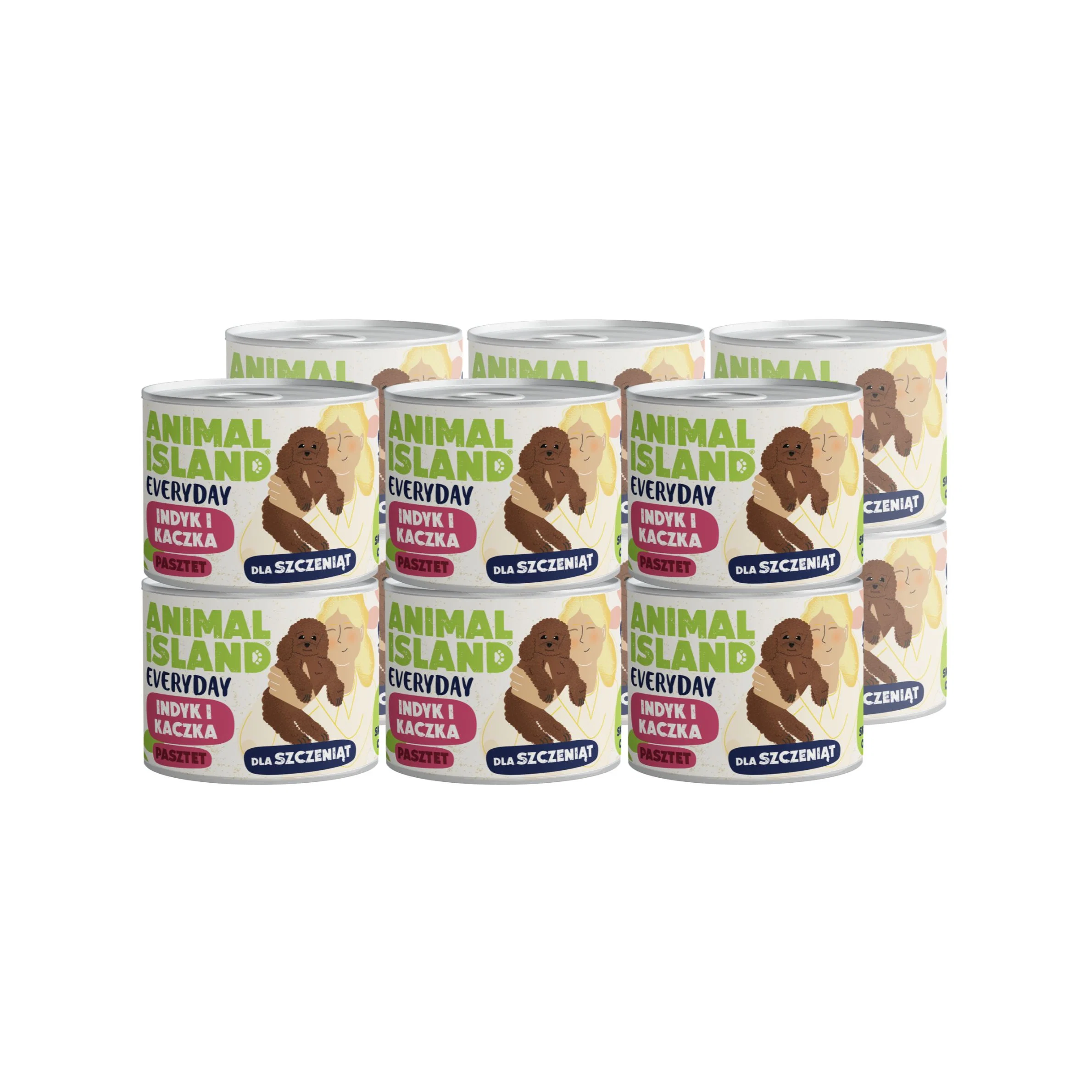 Animal Island Everyday indyk, kaczka puppy 185 g × 12