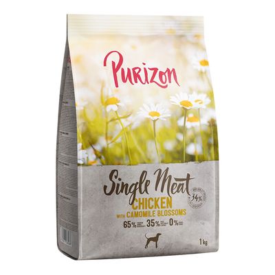 Purizon Single Meat kurczak adult 1 kg × 4