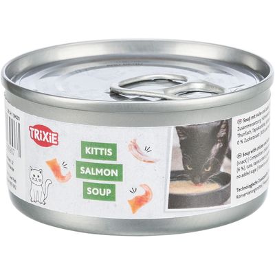 Trixie Kittis kurczak, łosoś w bulionie adult 80 g × 8