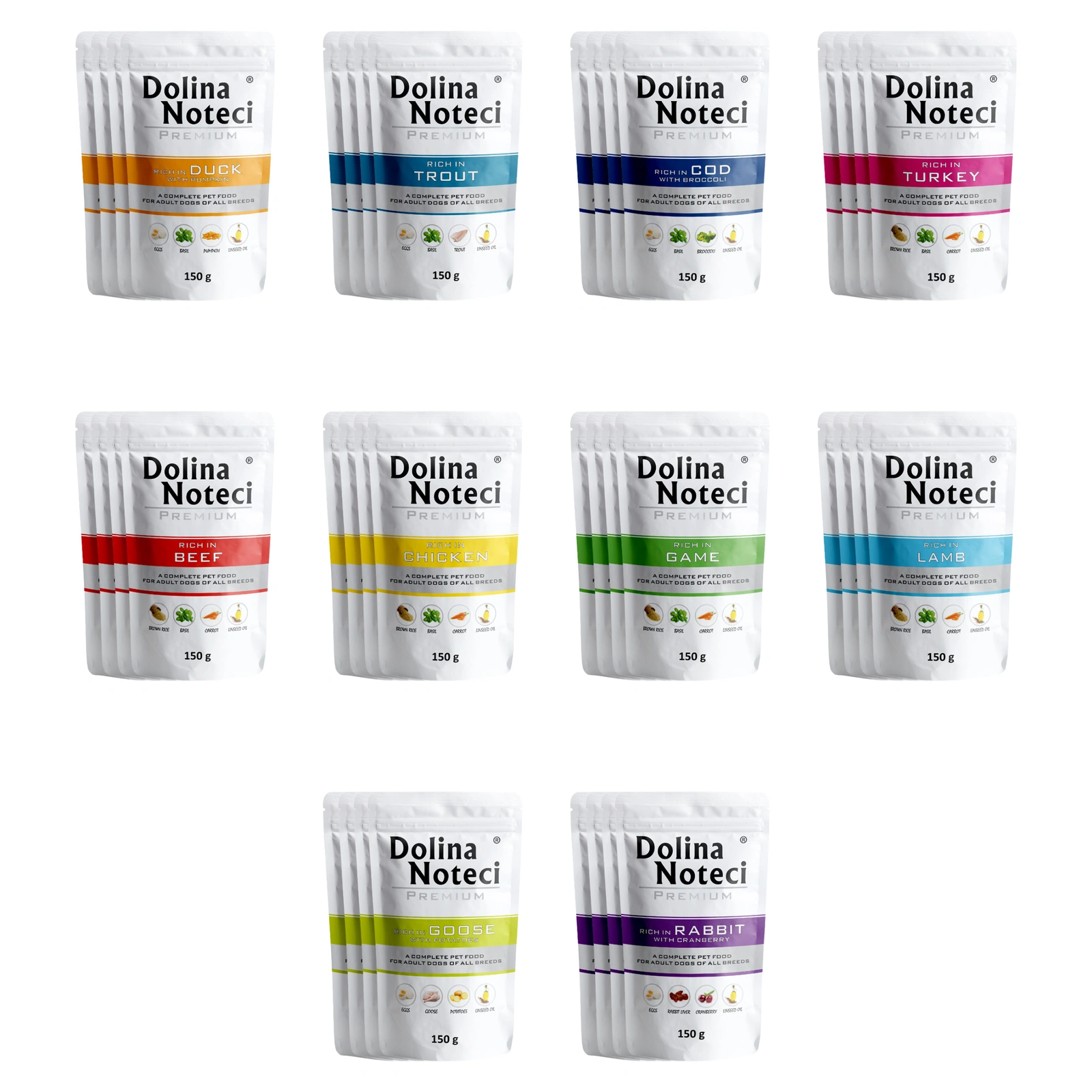 Dolina Noteci Premium mix smaków 150 g × 40