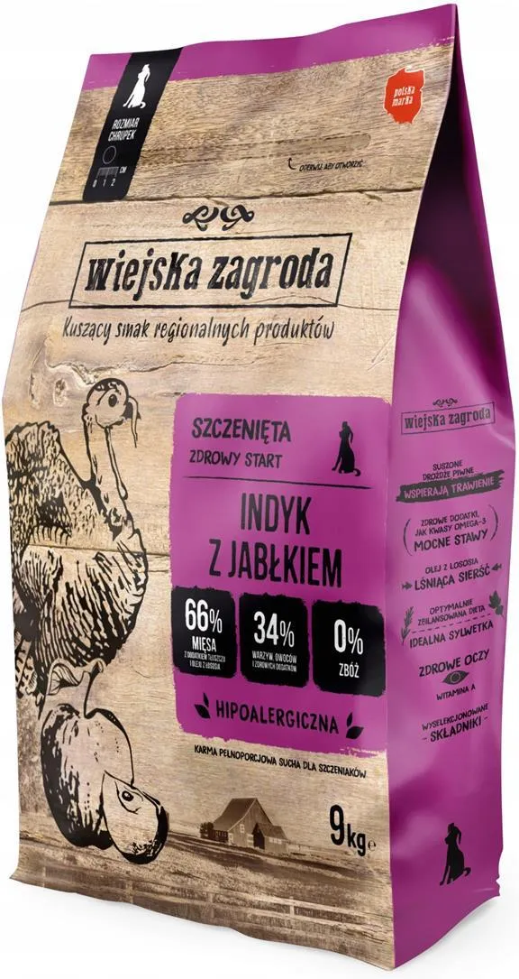 Wiejska Zagroda indyk junior średnie rasy 9 kg