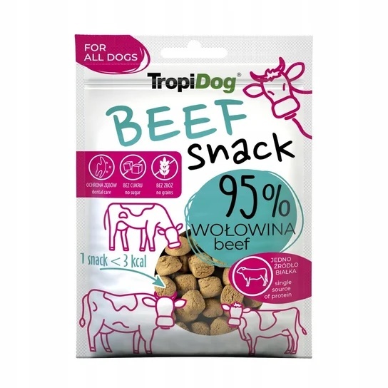 Tropidog Snack wołowina 70 g