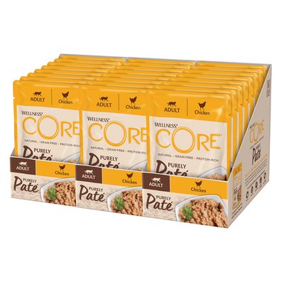 Wellness CORE kurczak pasztet adult 85 g × 48