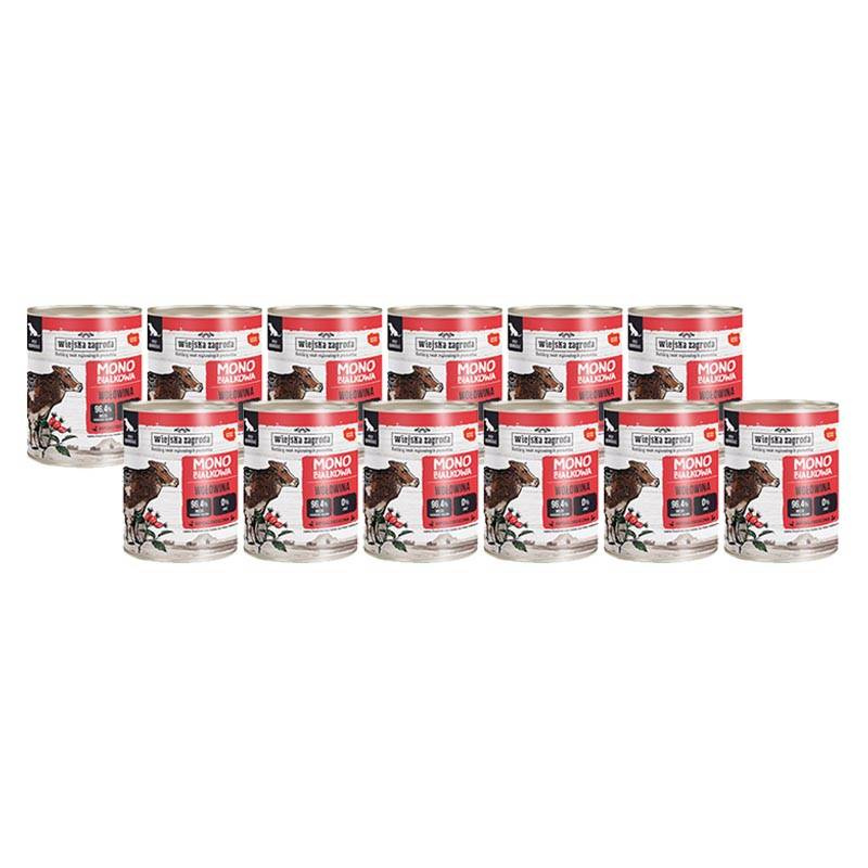 Wiejska Zagroda wołowina 800 g × 12