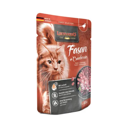 Leonardo Finest Selection bażant z żurawiną 85 g