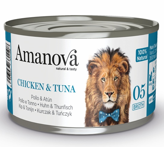 Amanova kurczak, tuńczyk w bulionie 70 g