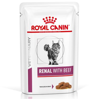 Royal Canin Veterinary Diet Renal wołowina w sosie 85 g × 12