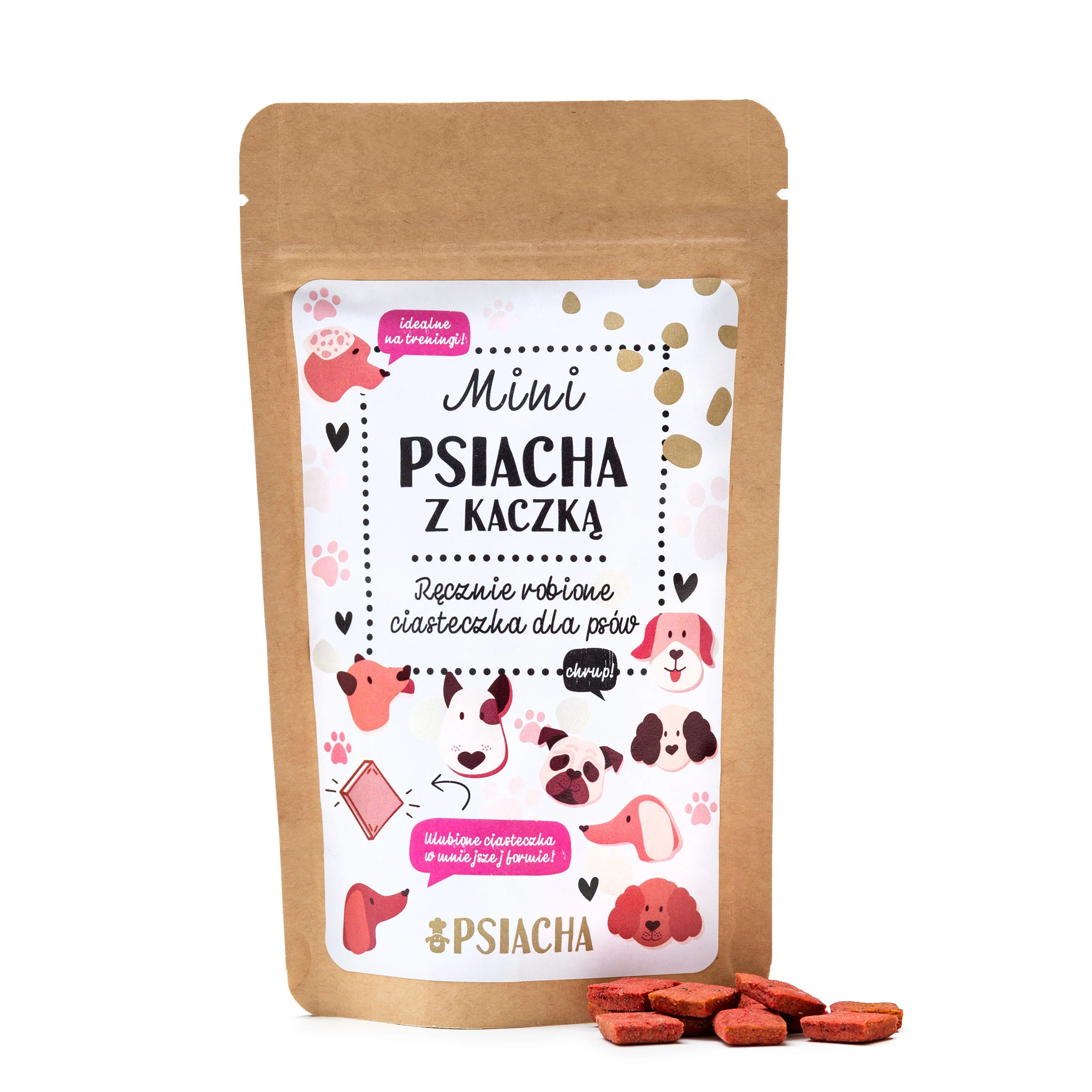 Psiacha Mini kaczka małe rasy 80 g