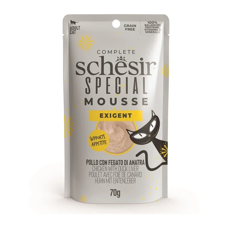 Schesir Special Mousse kaczka, kurczak pasztet adult 70 g