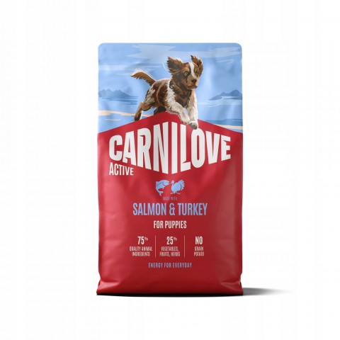 Carnilove Active Dog łosoś, indyk puppy 4 kg