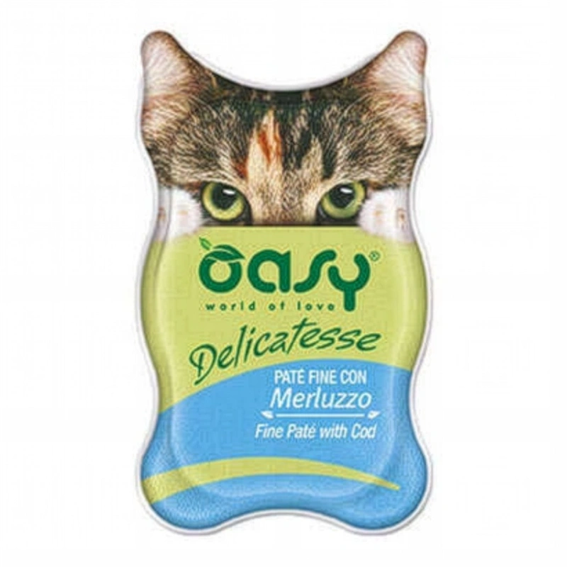 Oasy Delicatesse dorsz pasztet adult 85 g