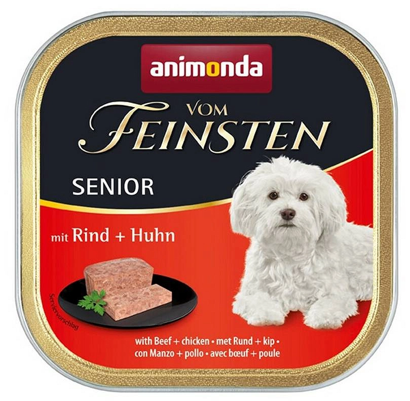 Animonda Vom Feinsten drób, wołowina senior 150 g