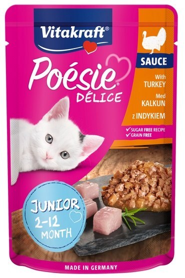 Vitakraft Poesie Deli Sauce indyk junior 85 g
