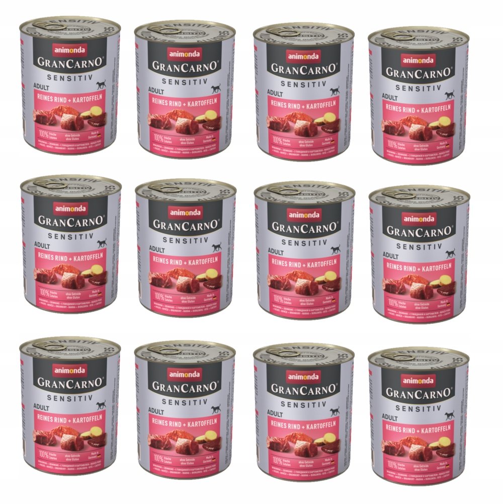 Animonda GranCarno Sensitive adult 800 g × 12
