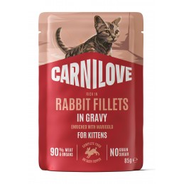 Carnilove Cat królik w sosie kitten 85 g