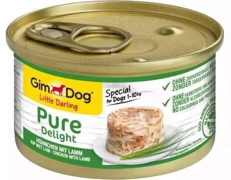 GimDog Pure Delight jagnięcina, kurczak adult 85 g